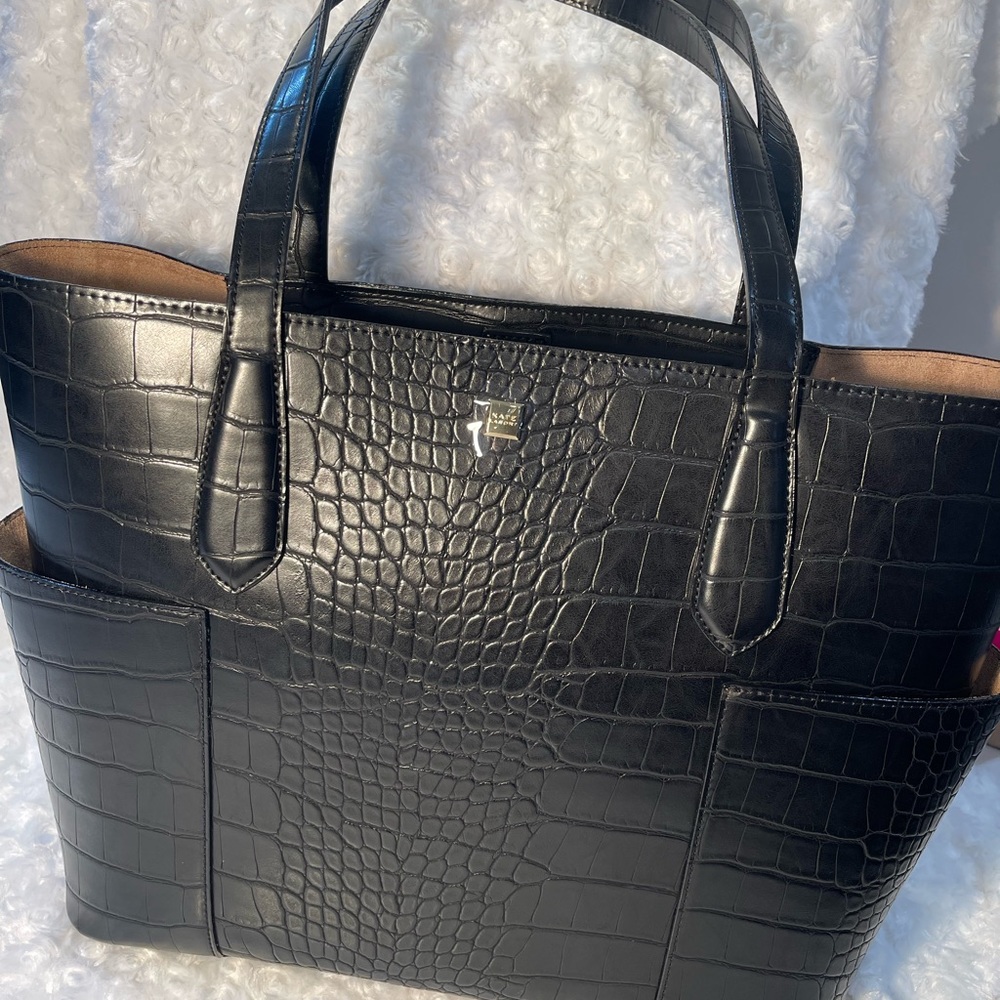 Kate Landry Croc Tote-Purse shown with Steve M Croc Boots) sold separately